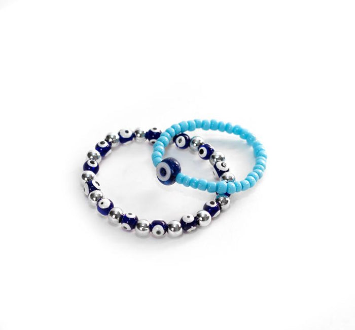 Child's Evil Eye Bead Bracelet