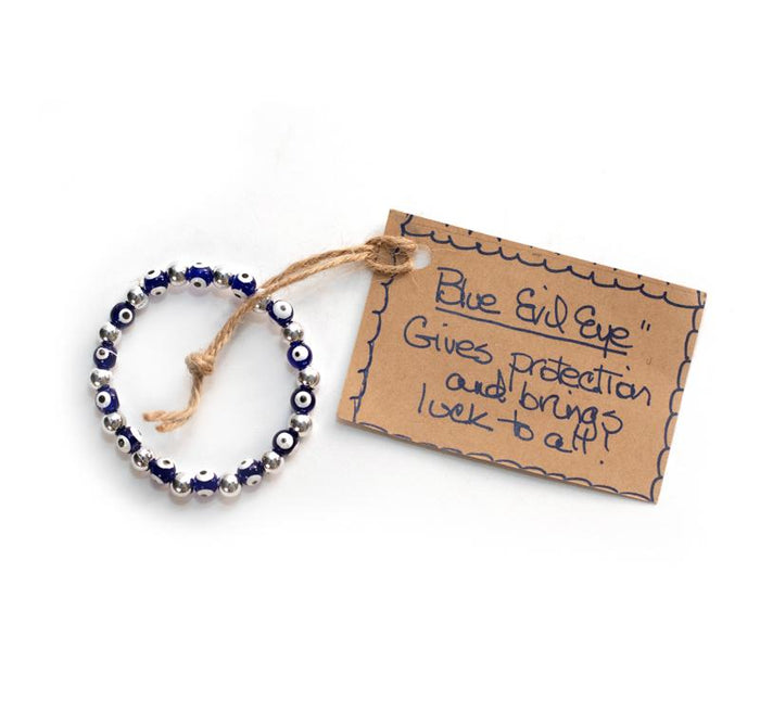 Child's Evil Eye Bead Bracelet 