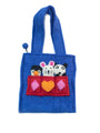 Child's Felt Puppet Purse from Nepal - Royal