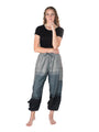 Fun Cotton Pants from Nepal - Dusty Blues