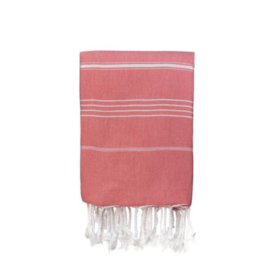 Jumbo Traditional Turkish Towel - Coral