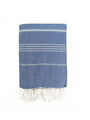 Jumbo Traditional Turkish Towel - Indigo