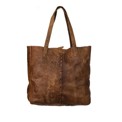 Medium Water Buffalo Leather Shopping Bag