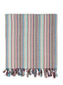 Multi-Colored Woven Turkish Throw - Dark