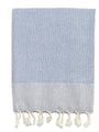 Pebble Weave Turkish Hand Towel - Denim