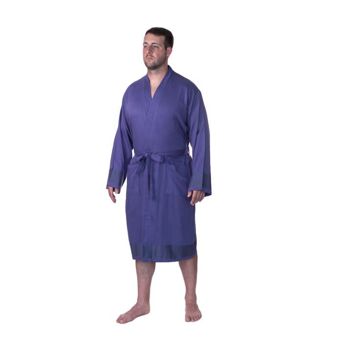 Premium Turkish Cotton Bathrobe - Deep Violet