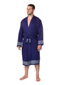 Premium Turkish Cotton Bathrobe - Navy