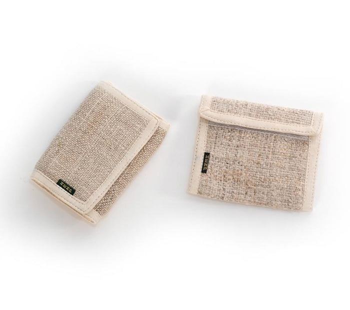 Pure Hemp Bifold Wallet from Nepal