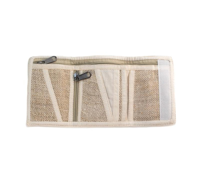 Pure Hemp Trifold Wallet from Nepal