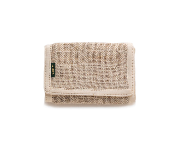 Pure Hemp Trifold Wallet from Nepal