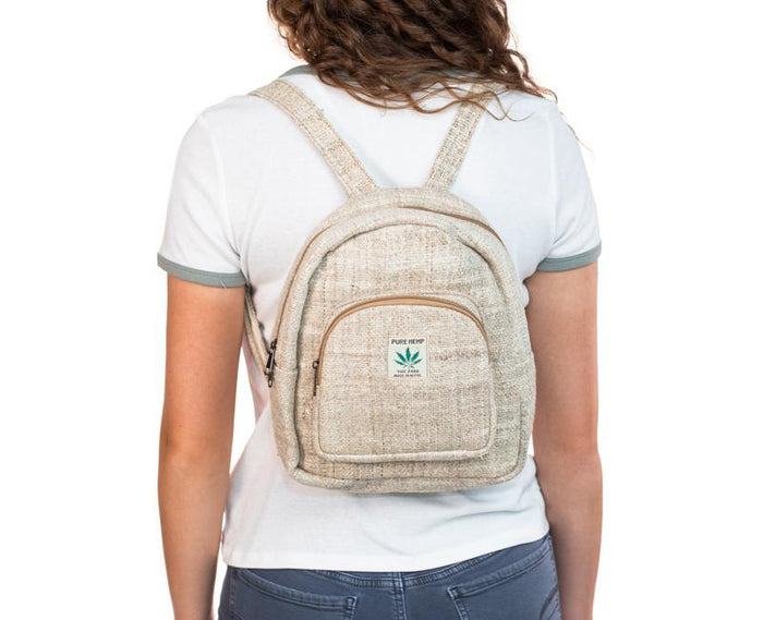 Small Hemp Backpack from Nepal