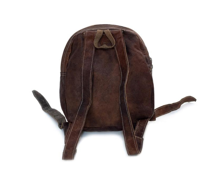 Small Water Buffalo Leather Backpack
