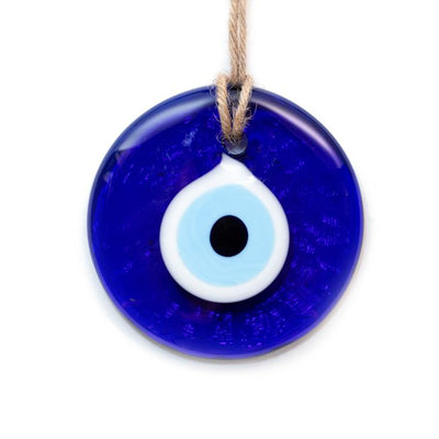 Traditional Blue Glass Evil Eye - Large 