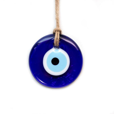 Traditional Blue Glass Evil Eye - Medium 