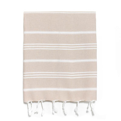 Traditional Turkish Hand Towel - Cappuccino