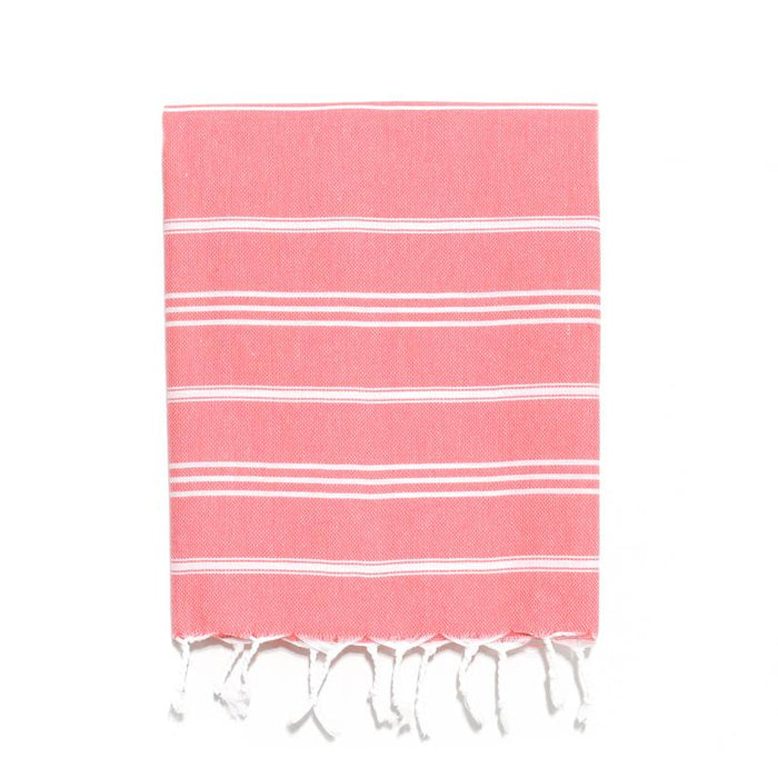 Traditional Turkish Hand Towel - Coral