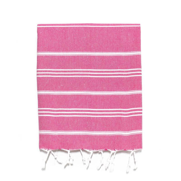 Fuschia Traditional Turkish Hand Towel from The Whirling Girl - Fuchsia