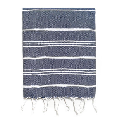 Traditional Turkish Hand Towel - Navy