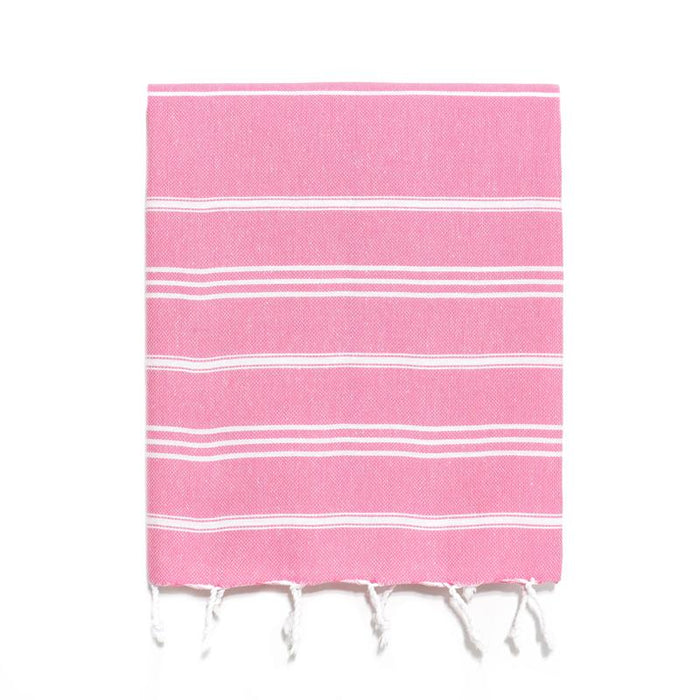 Pink Traditional Turkish Hand Towel from The Whirling Girl