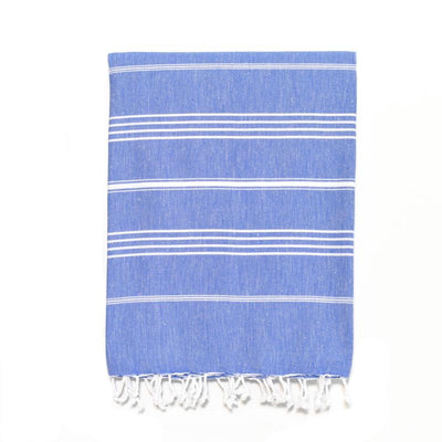 Traditional Turkish Bath Towel - Azure
