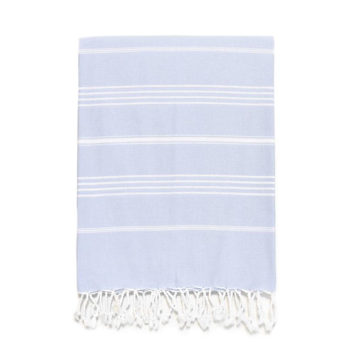 Traditional Turkish Bath Towel - Baby Blue