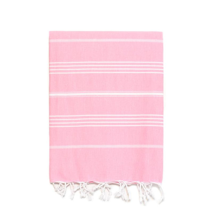 Traditional Turkish Bath Towel - Candy Pink