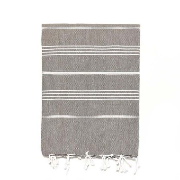 Traditional Turkish Bath Towel - Coffee