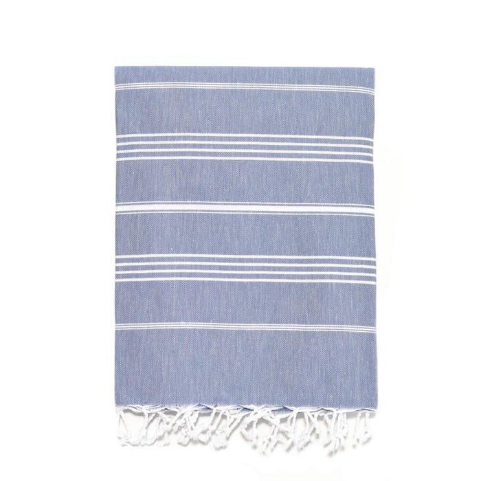 Traditional Turkish Bath Towel - Denim