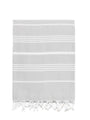 Traditional Turkish Bath Towel - Light Grey