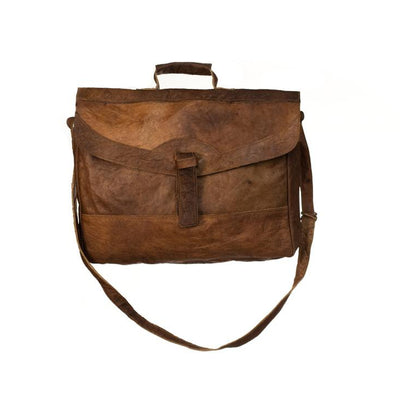 Water Buffalo Leather Briefcase Bag