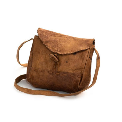 Water Buffalo Leather Camera Bag - Brown Stitch