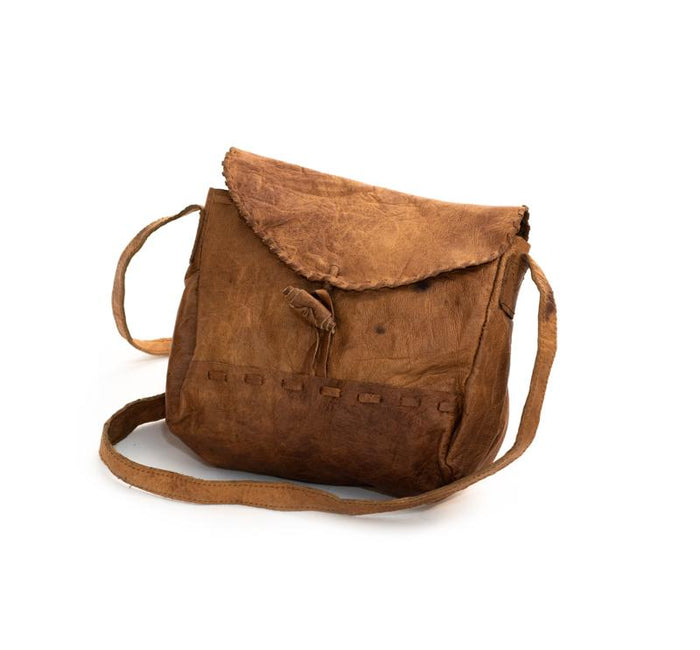 Water Buffalo Leather Camera Bag - Brown Stitch