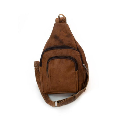 Water Buffalo Leather Crossbody Pack