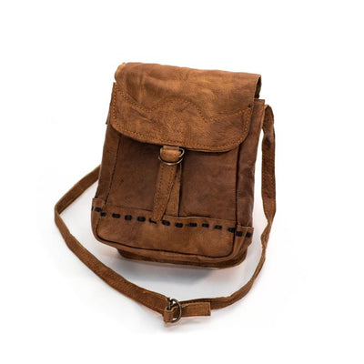 Water Buffalo Leather Mini Bag - Black