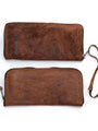 Water Buffalo Leather Wristlet